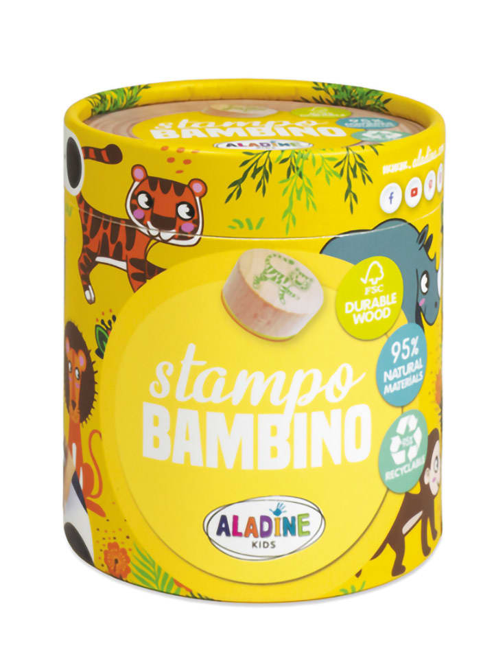 Aladine Zestaw stempli "Bambino Savanne" - 3+ rozmiar: onesize