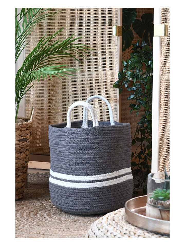 STOF France Kosz "Guam" w kolorze antracytowym - 30 x Ø 30 cm rozmiar: onesize