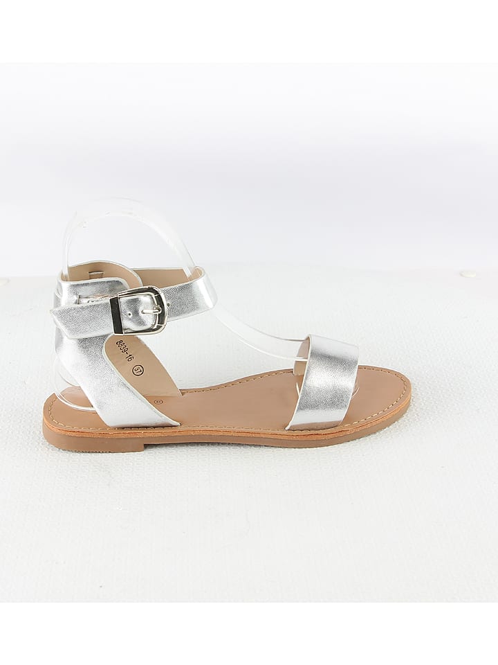 C'M Sandały w kolorze srebrnym rozmiar: 41