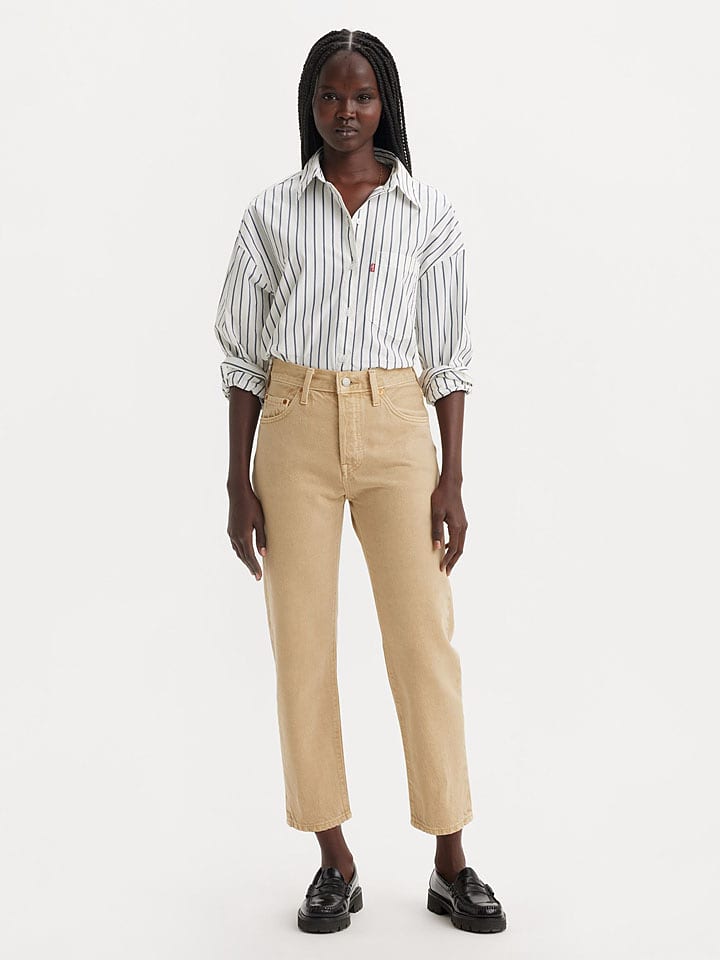 Levi's Dżinsy - Regular fit - w kolorze jasnobrązowym rozmiar: W27/L26