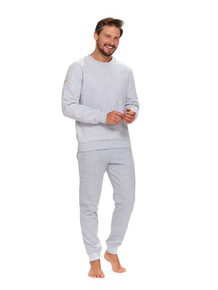 Doctor Nap Piżama w kolorze szarym rozmiar: M