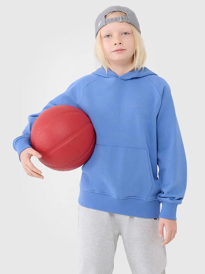 4F Bluza w kolorze niebieskim rozmiar: 152