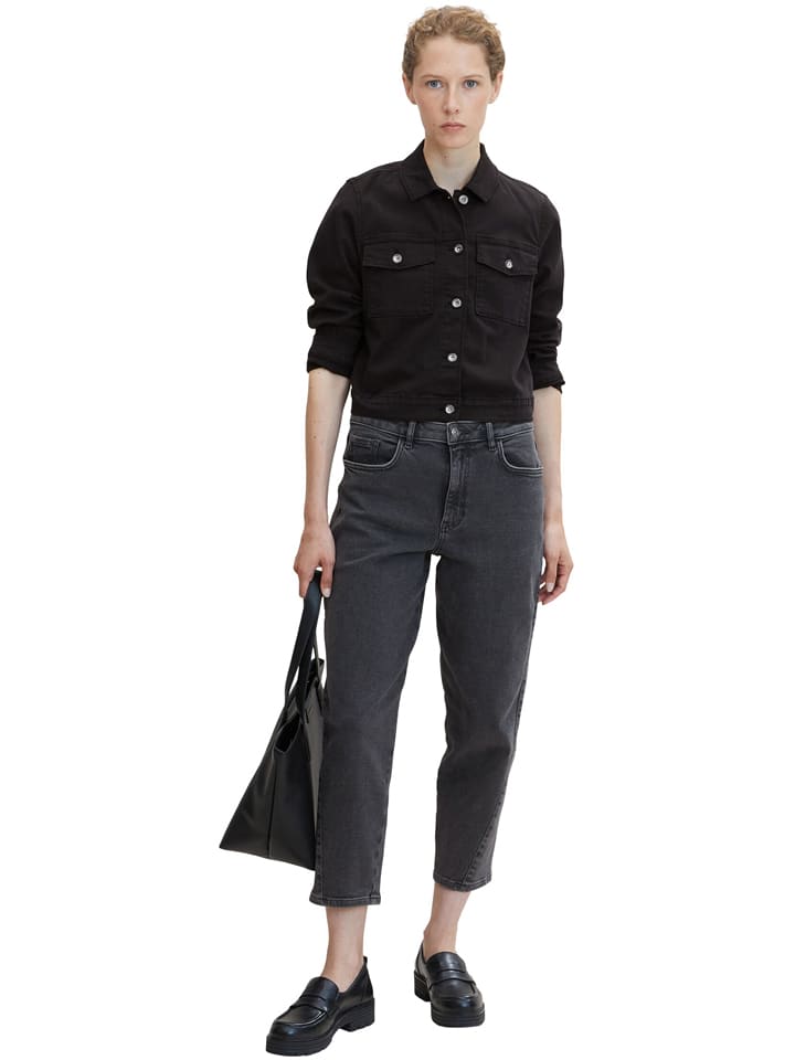 Tom Tailor Dżinsy - Comfort fit - w kolorze antracytowym rozmiar: W26/L28