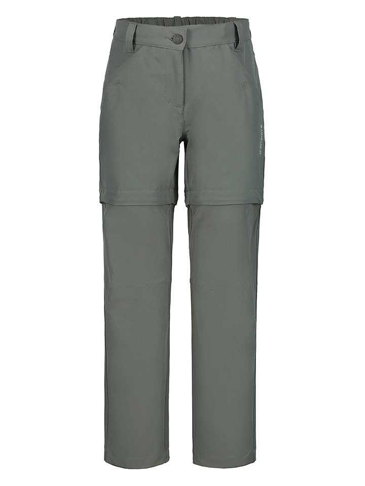 Icepeak Spodnie funkcyjne Zip-Off "Kano" w kolorze szarym rozmiar: 128