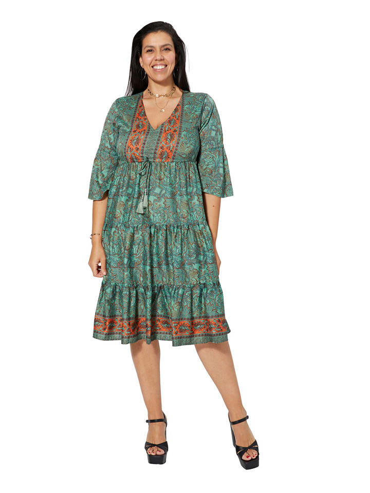 Aller Simplement Sukienka w kolorze zielonym rozmiar: 42