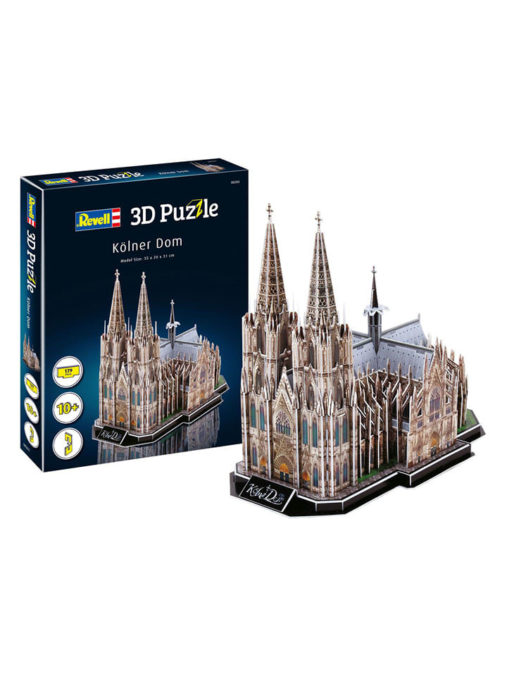 Revell 179-częściowe puzzle 3D "Cologne Cathedral" - 10+ rozmiar: onesize