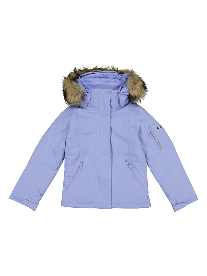 Kurtka narciarska w kolorze lawendowym