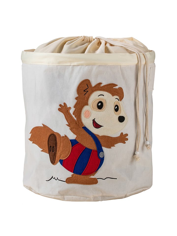 Lifeney Koszyk "Bobo" w kolorze beżowym - wys. 46 x Ø 43,5 cm rozmiar: onesize