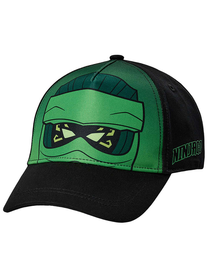 LEGO Czapka w kolorze czarno-zielonym rozmiar: 54-56 cm