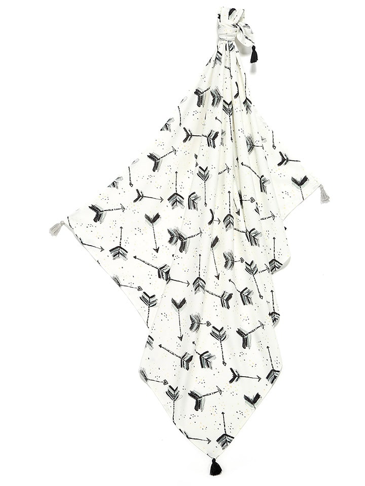 La Millou Chusta "Boho Royal" w kolorze biało-czarnym do odbijania rozmiar: 110x140 cm