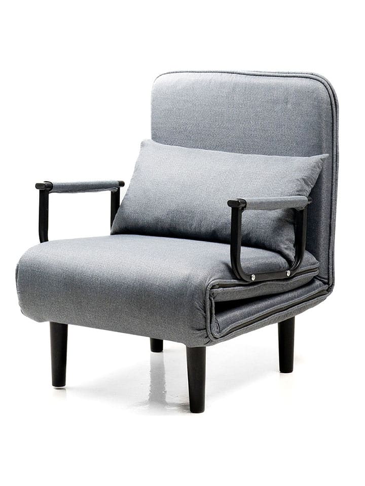 InnovaGoods Fotel 4w1 w kolorze szaro-czarnym z funkcją spania rozmiar: onesize