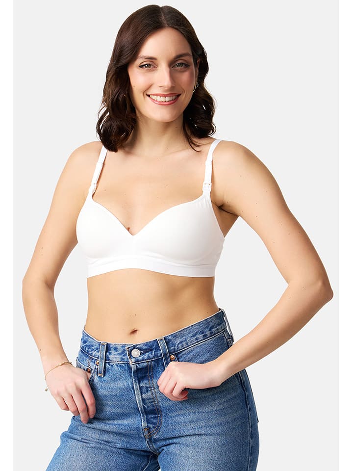 Nur Die Biustonosz w kolorze białym do karmienia rozmiar: 90C