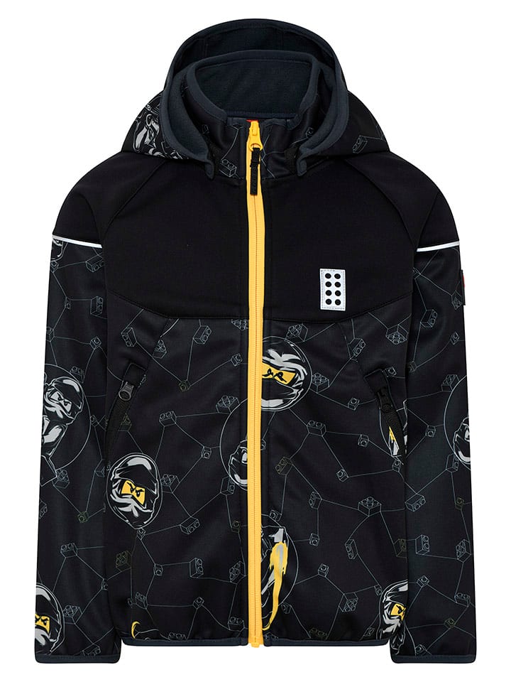 LEGO Kurtka softshellowa "Storm 602" w kolorze czarnym rozmiar: 104