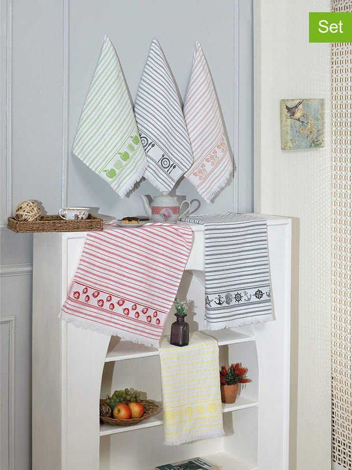 Mijolnir Ściereczki (6 szt.) w różnych kolorach do naczyń rozmiar: 50x70 cm