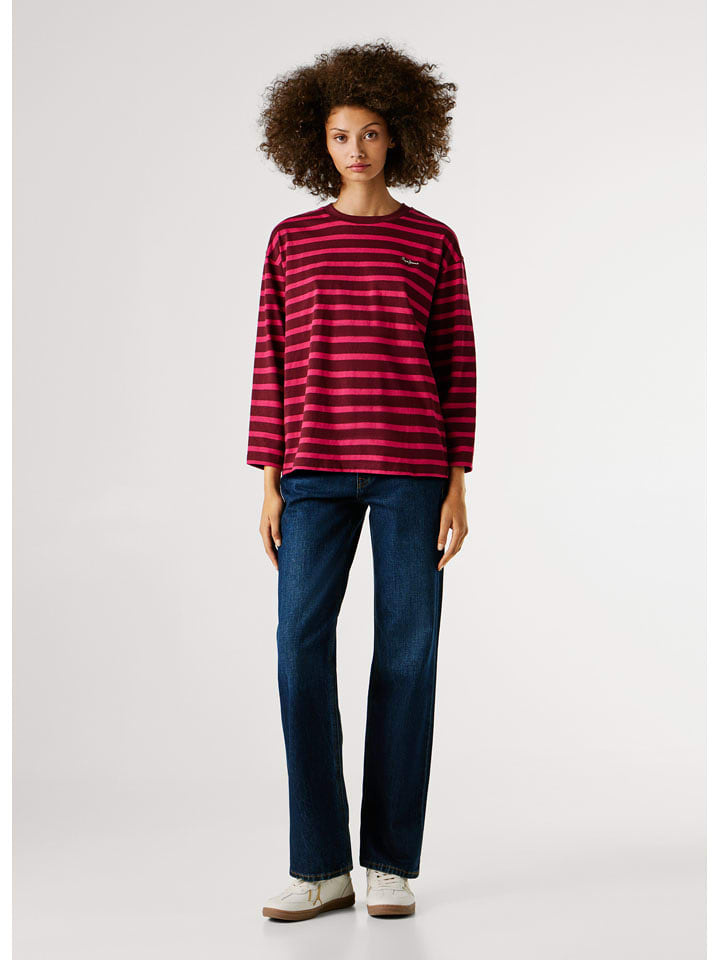 Pepe Jeans Koszulka "Banilla" w kolorze jasnoróżowo-czerwonym rozmiar: XS