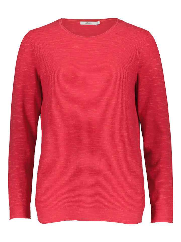 Cecil Sweter w kolorze czerwonym rozmiar: L