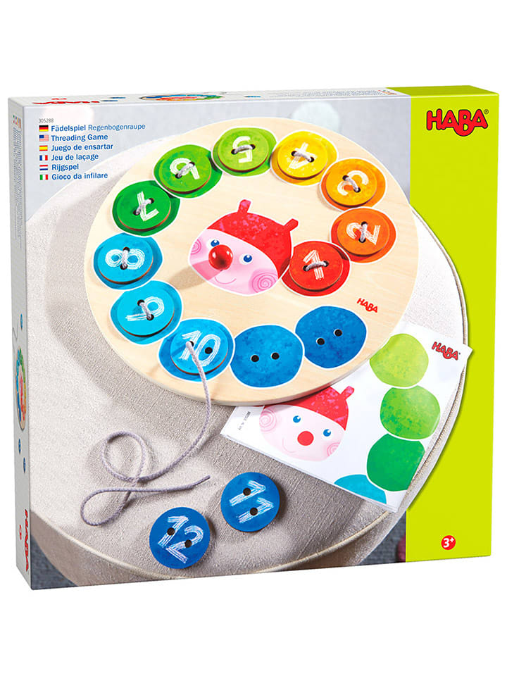 Haba Przewlekanka "Rainbow caterpillar" - 3+ rozmiar: onesize