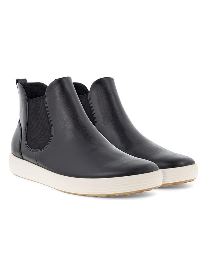 Ecco Skórzane slippersy w kolorze czarnym rozmiar: 40