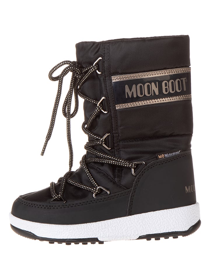Moon Boot Kozaki zimowe "Quilted" w kolorze czarnym rozmiar: 27