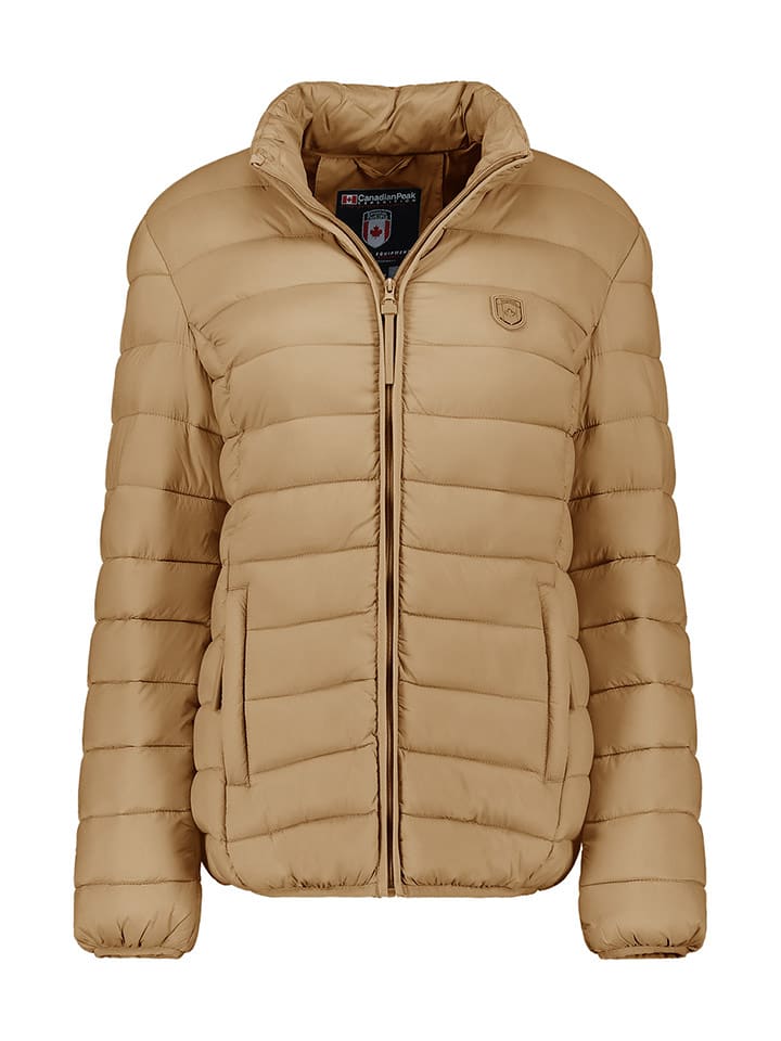 Canadian Peak Kurtka pikowana "Akitaleak" w kolorze jasnobrązowym rozmiar: XL