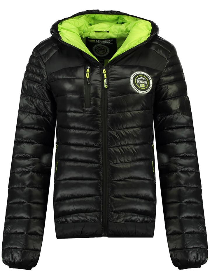 Geographical Norway Kurtka pikowana "Bambway" w kolorze czarnym rozmiar: XL