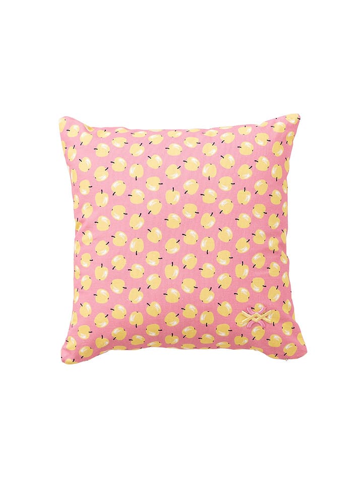 Benetton Poduszka w kolorze jasnoróżowo-żółtym rozmiar: 40x40 cm