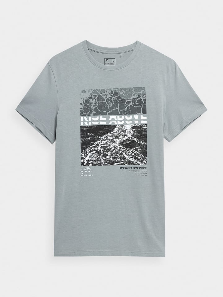 Koszulka sportowa w kolorze szarym