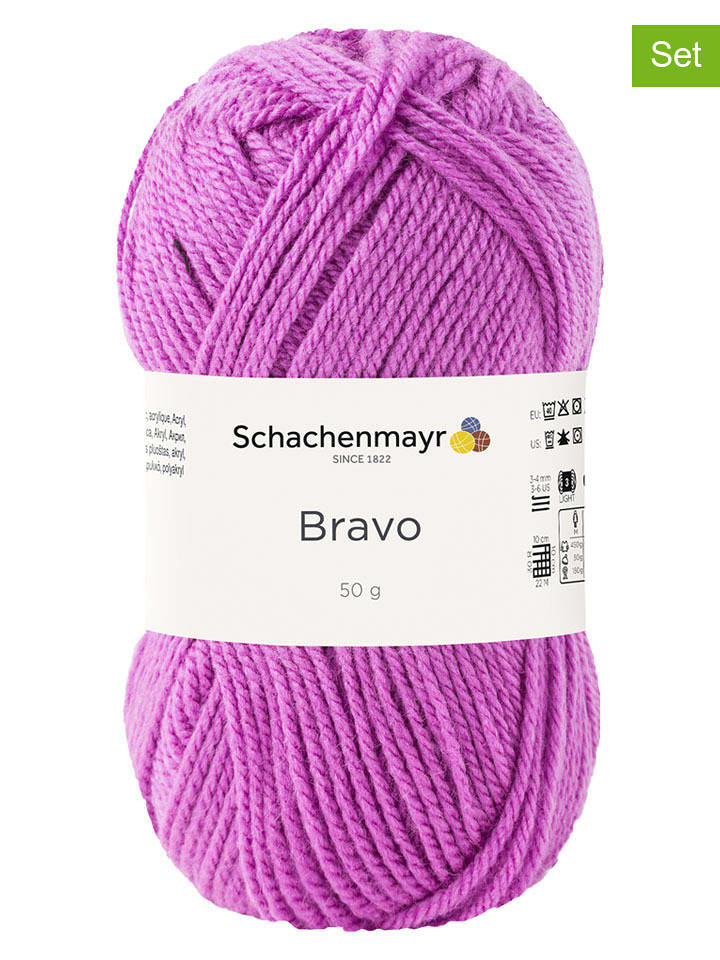 Schachenmayr since 1822 Przędza z tworzywa sztucznego (20 szt.) w kolorze fioletowym - 20 x 50 g rozmiar: onesize