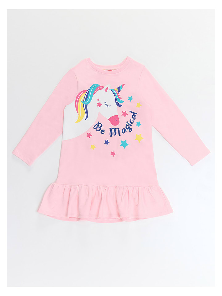 Denokids Sukienka w kolorze jasnoróżowym rozmiar: 128