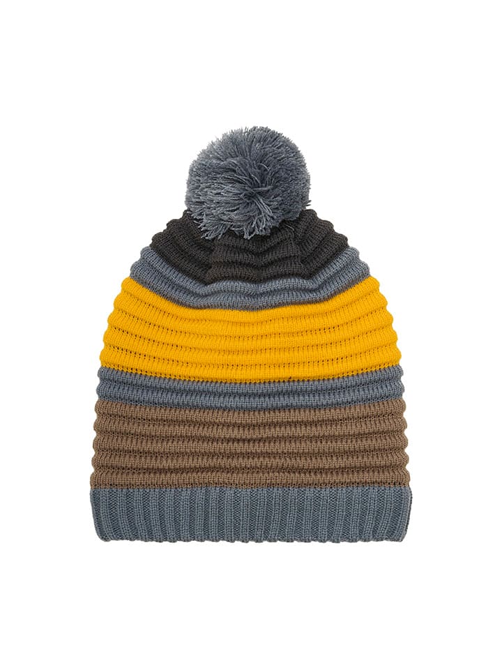Color Kids Czapka w kolorze szaro-jasnobrązowo-żółtym rozmiar: 54 cm