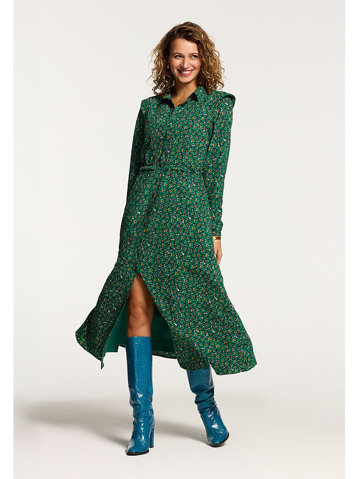 SHIWI Sukienka w kolorze zielonym rozmiar: M