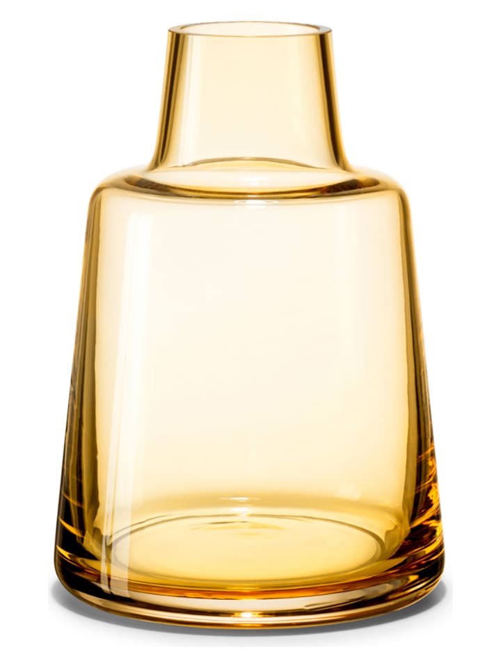 Holme Gaard Wazon "Flora" w kolorze żółtym - wys. 12 x Ø 8,5 cm rozmiar: onesize