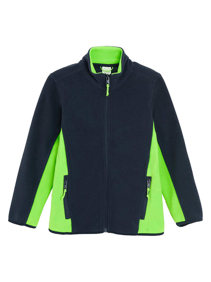 COOL CLUB Kurtka polarowa w kolorze granatowo-zielonym rozmiar: 122