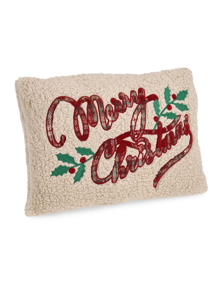 Bizzotto Poduszka "Christmas" w kolorze beżowym - 32 x 45 cm rozmiar: onesize