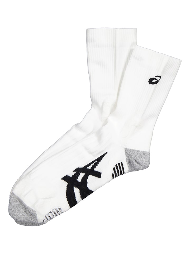 asics Skarpety tenisowe w kolorze białym rozmiar: 43-46