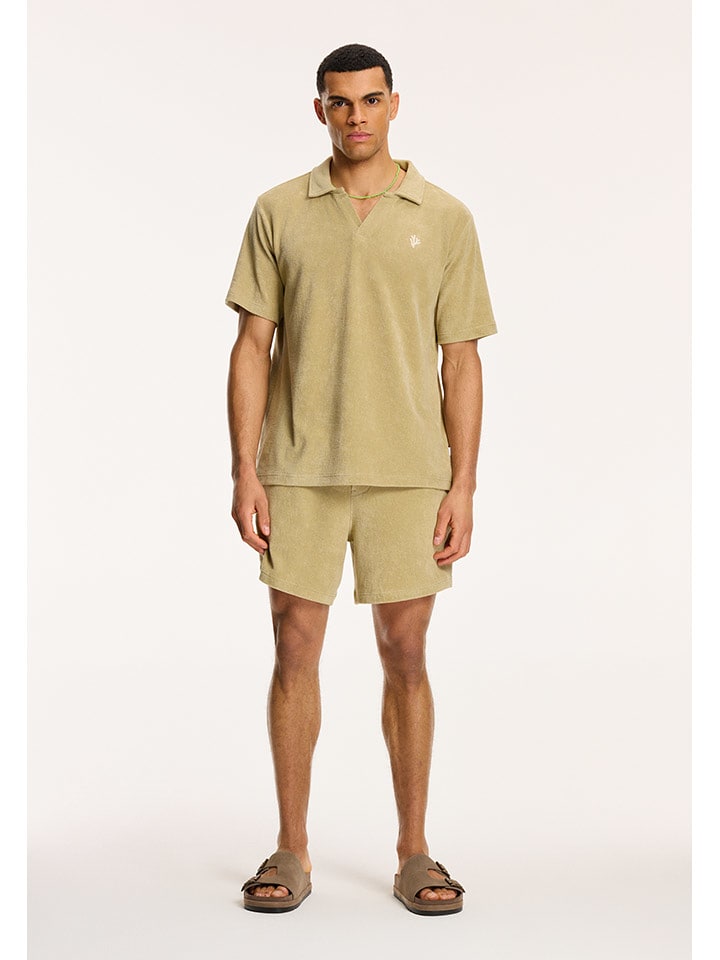 SHIWI Szorty w kolorze beżowym rozmiar: L