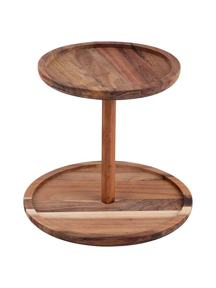 Villa d´Este Etażerka "Woody" w kolorze brązowym - wys. 22 x Ø 25 cm rozmiar: onesize