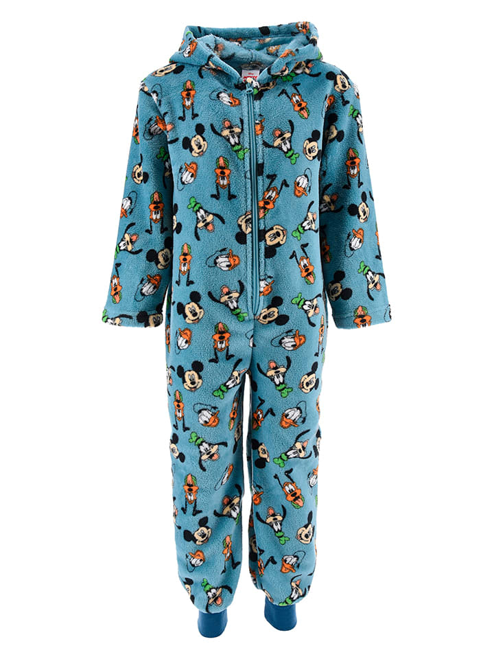 Disney Mickey Mouse Kombinezon polarowy "Myszka Miki" w kolorze niebieskim rozmiar: 116