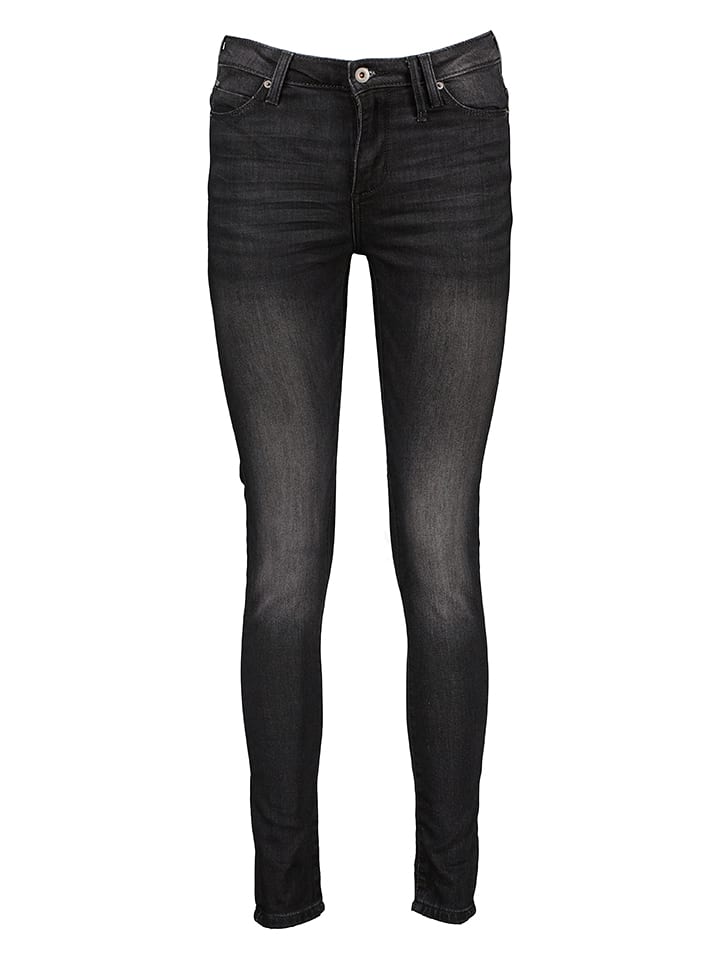 Dżinsy "June" - Super Skinny fit - w kolorze czarnym