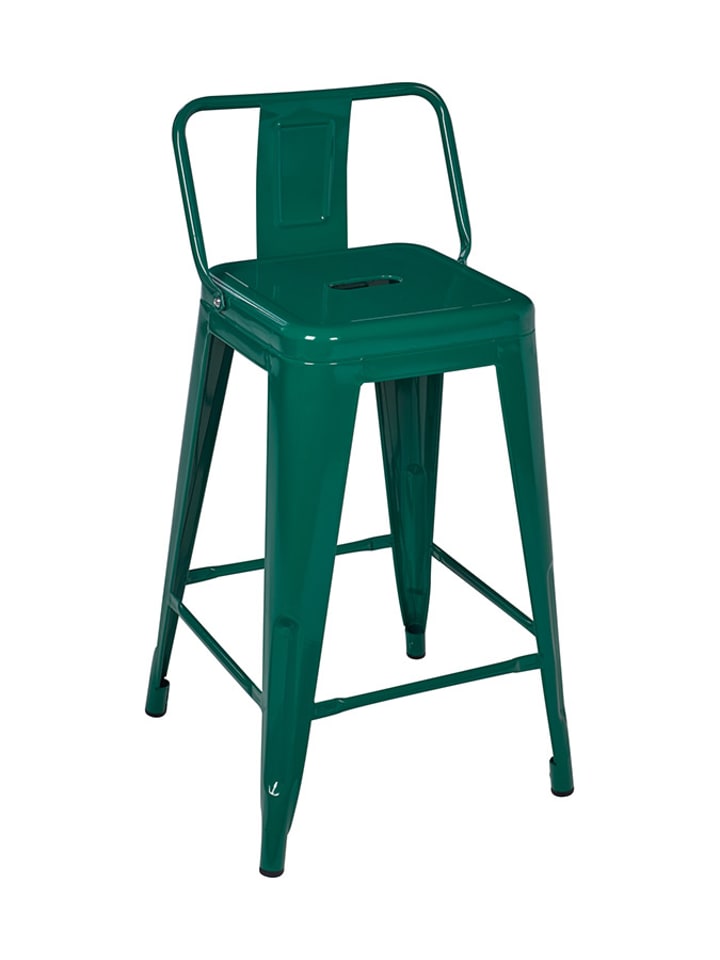 Hocker w kolorze zielonym - (S)40 x (W)80 x (G)40 cm