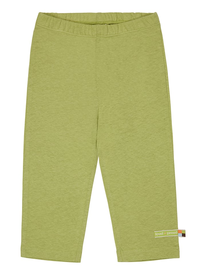 loud + proud Legginsy w kolorze oliwkowym rozmiar: 62/68