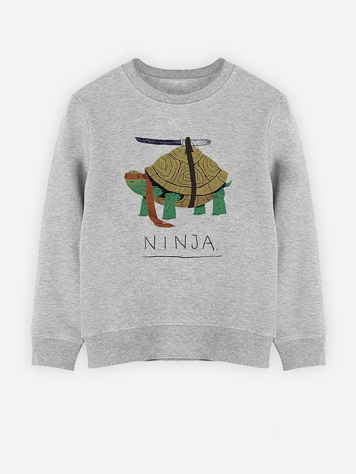WOOOP Bluza "Ninja Turtle" w kolorze szarym rozmiar: 128