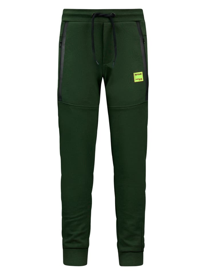 Spodnie dresowe w kolorze zielonym