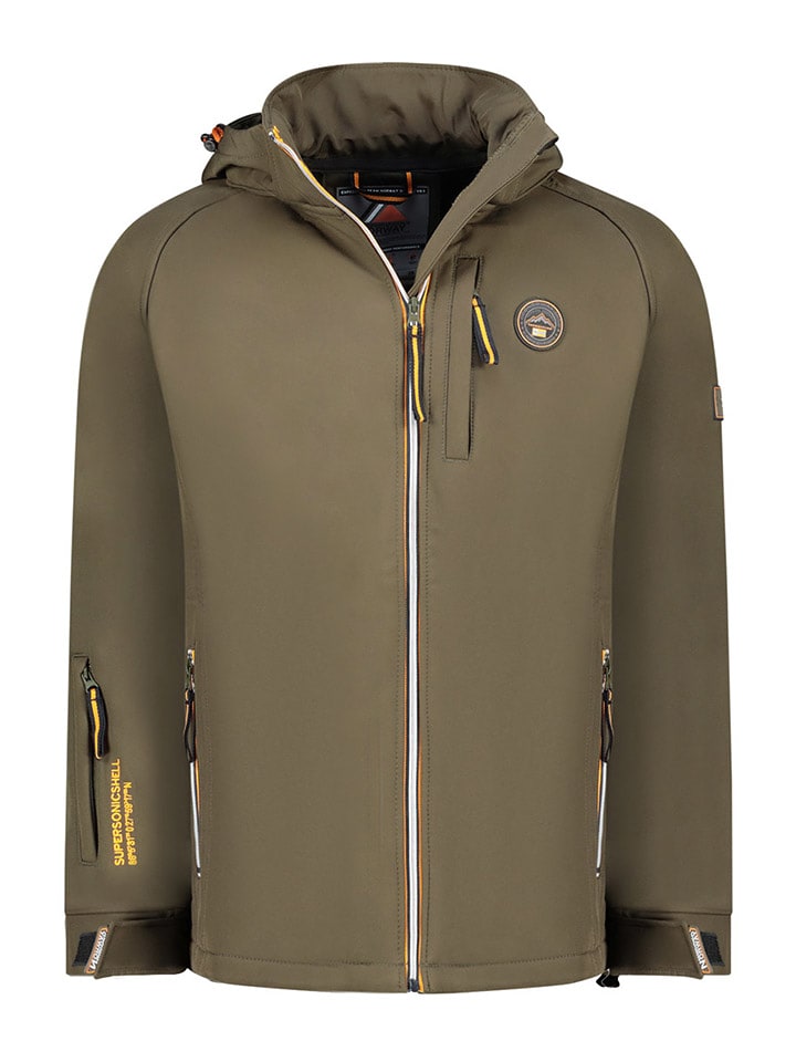 Geographical Norway Kurtka softshellowa "Tabim" w kolorze khaki rozmiar: M