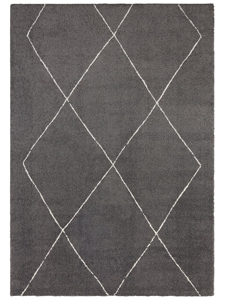 Elle Decoration Dywan "Massy" w kolorze antracytowo-kremowym rozmiar: 80x150 cm