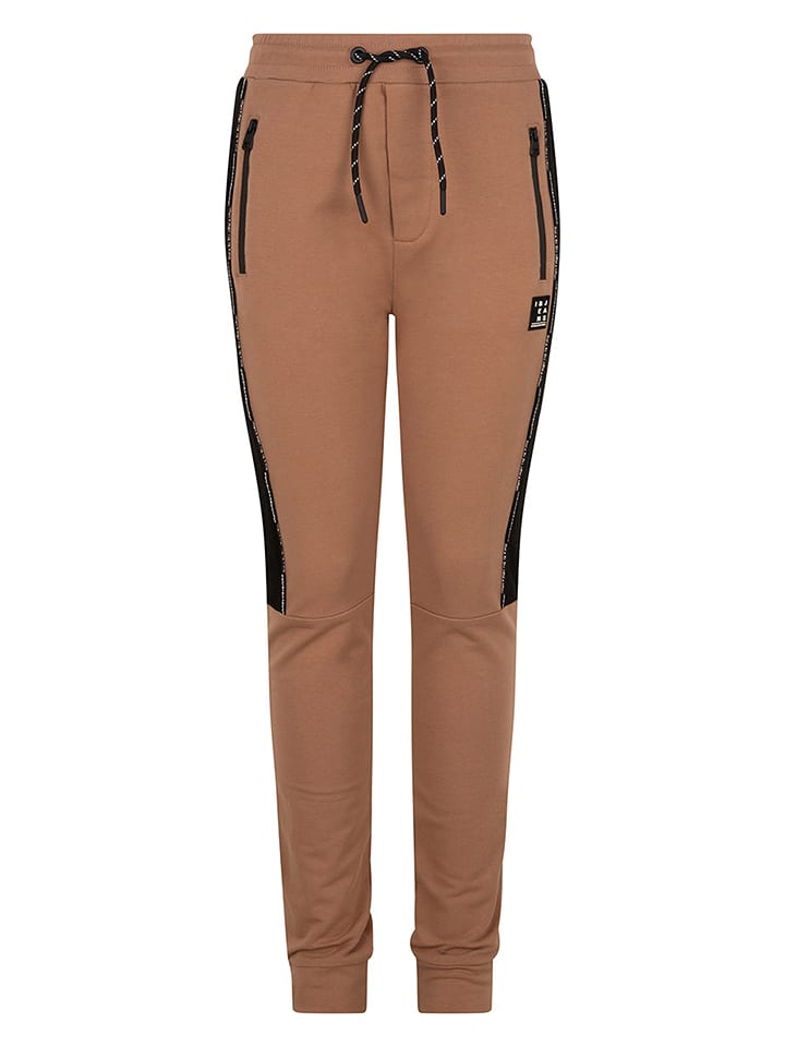 Spodnie dresowe w kolorze szarobrązowym