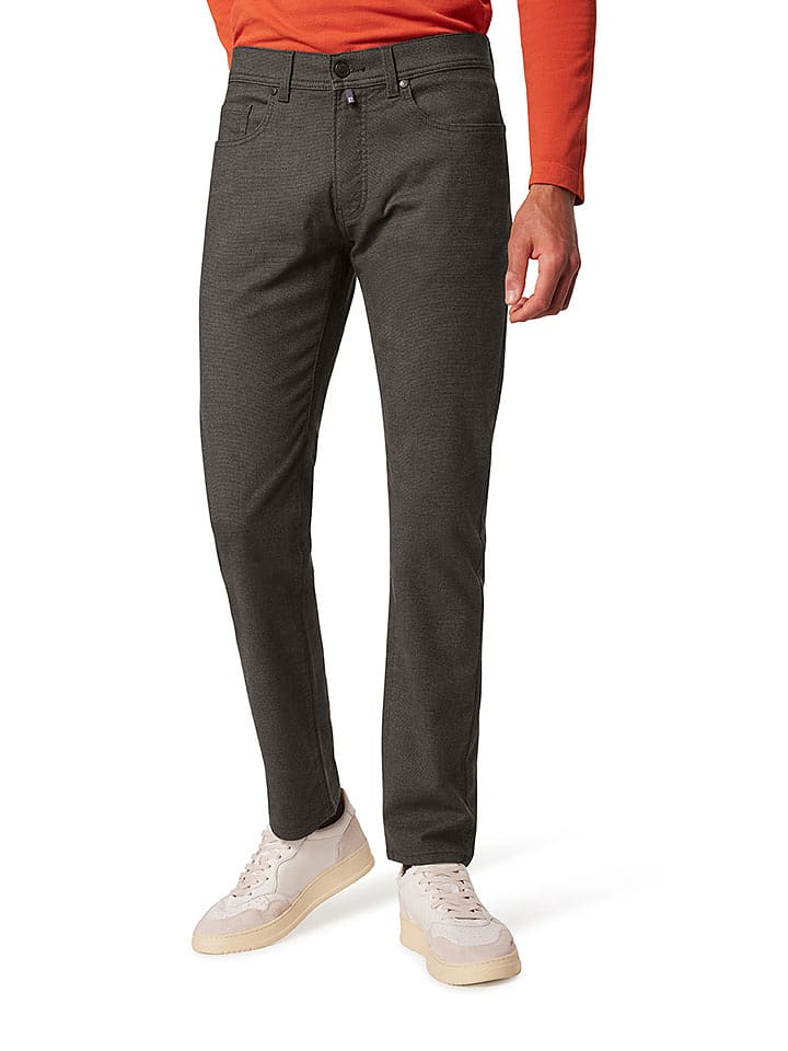 Pierre Cardin Dżinsy "Lyon" - Slim fit - w kolorze ciemnoszarym rozmiar: W33/L30