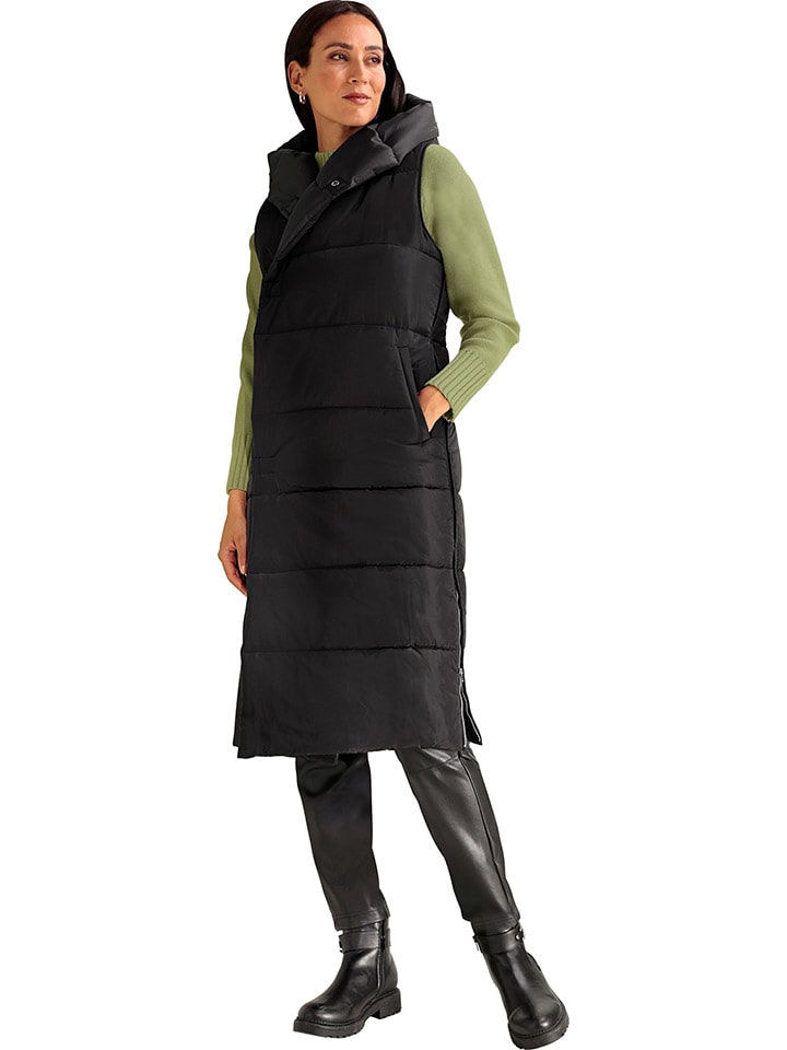 Heine Kamizelka pikowana w kolorze czarnym rozmiar: 42