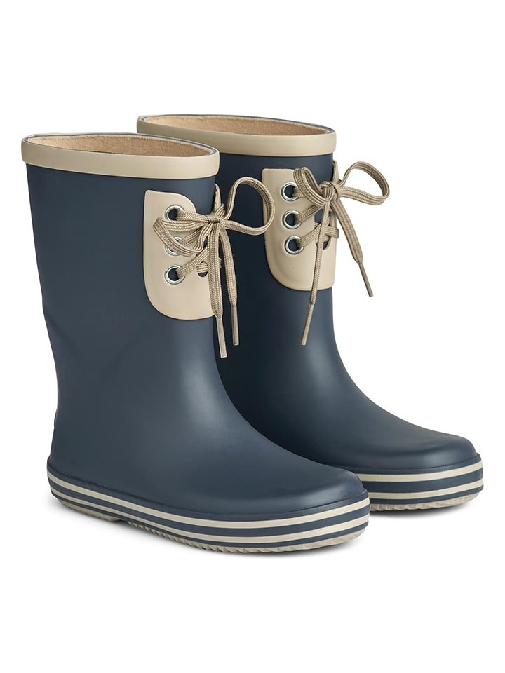 Wheat Kalosze "Puddle" w kolorze granatowym rozmiar: 22