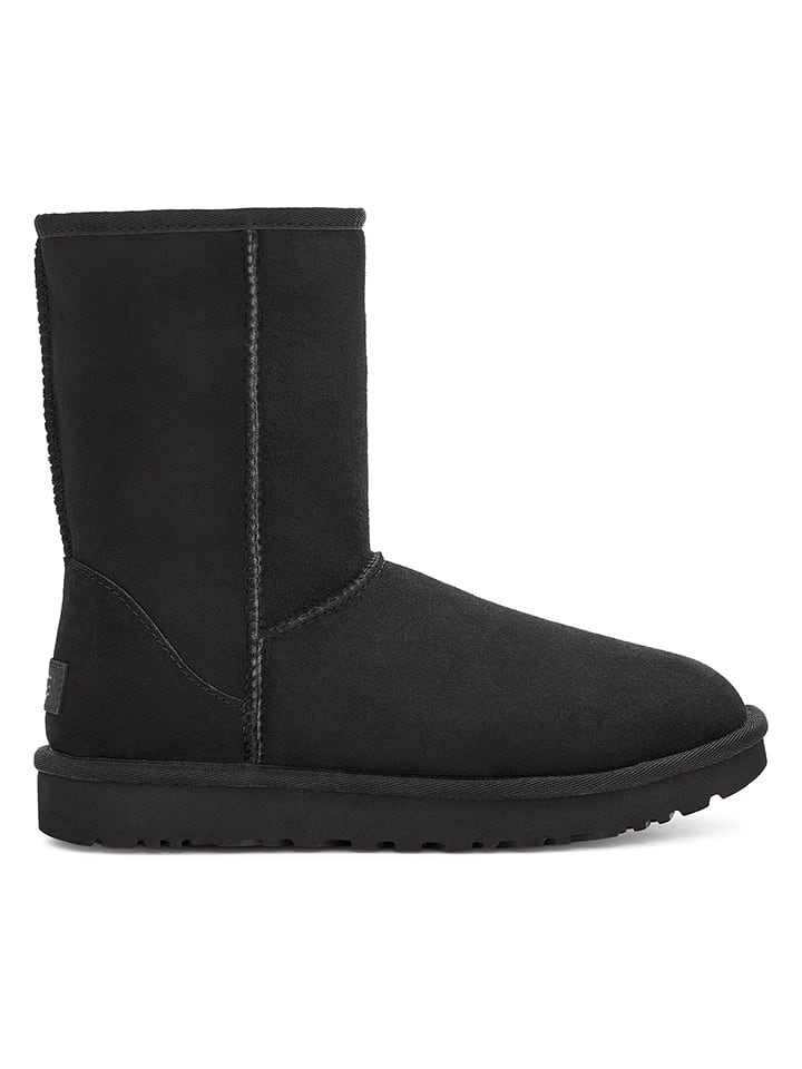 Skórzane botki w kolorze czarnym